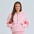 iD Women's TriDri® Half Zip Oversized Fleece Hoodie