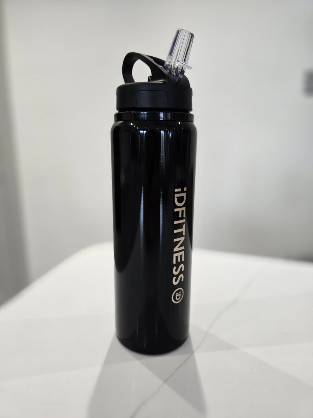 iDFITNESS Fitz 800 ml RCS Recycled Stainless Steel Water Bottle – Solid Black