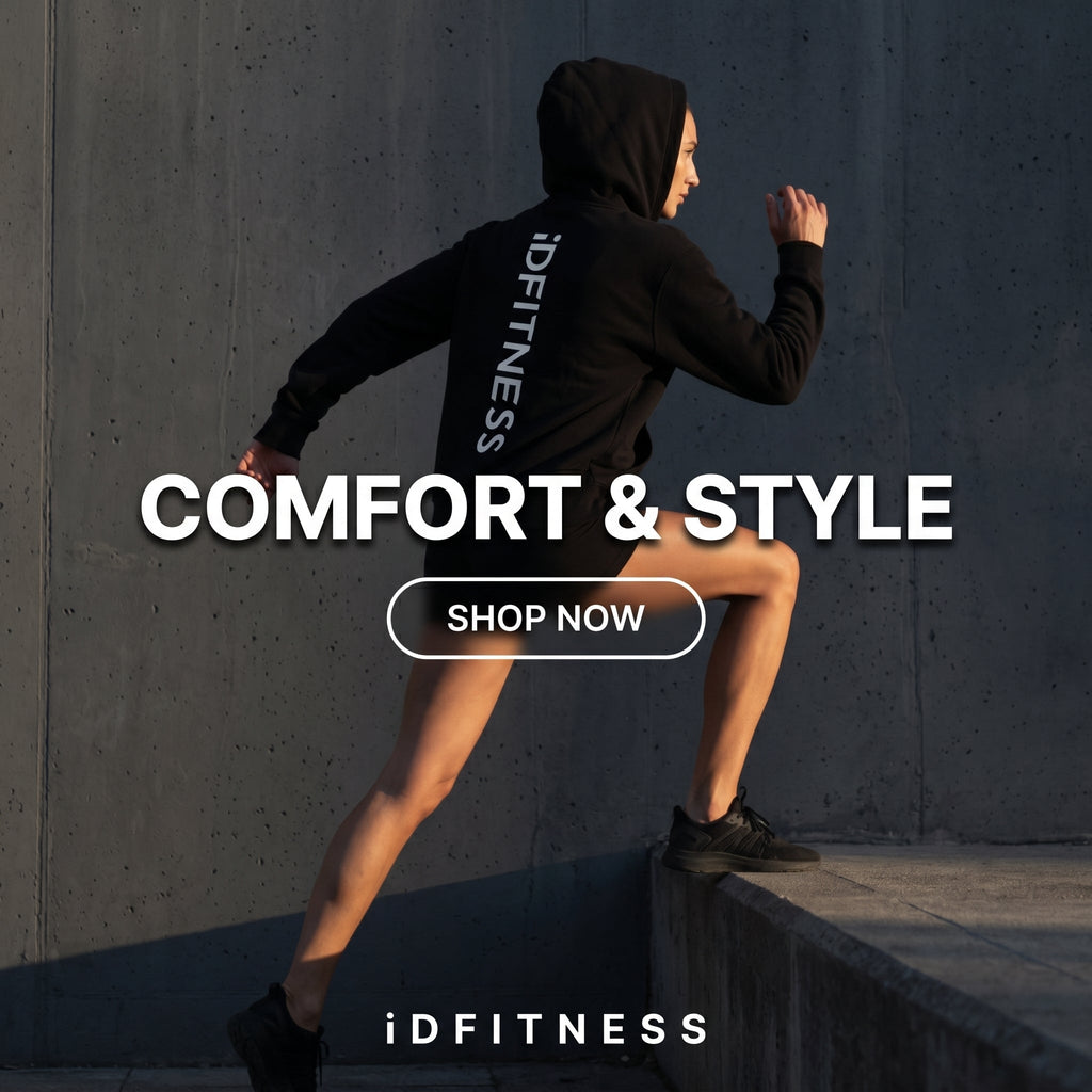 iDFITNESS Iconic Line Hoodie - Black
